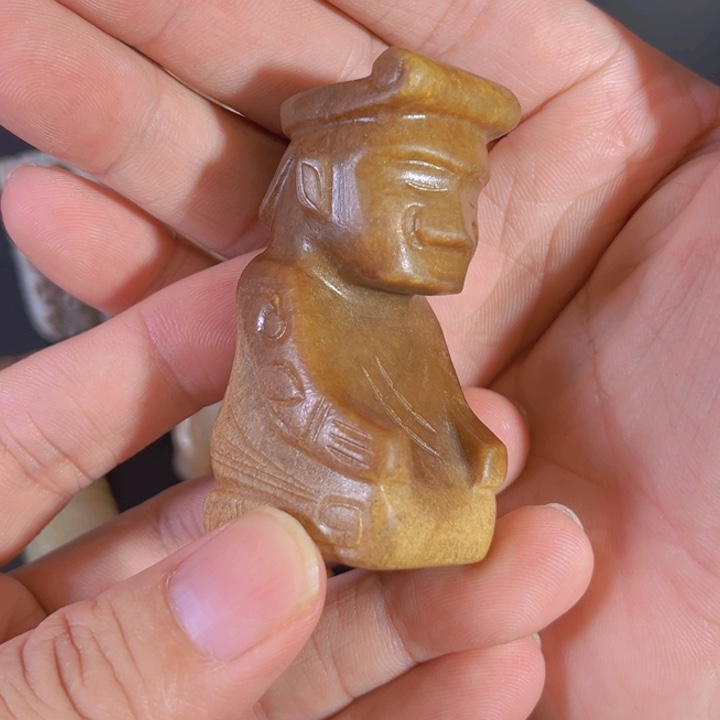 老***大和田玉（糖玉）未镶嵌挂件