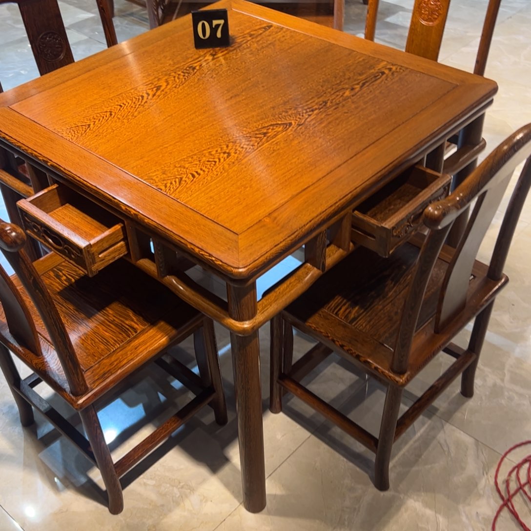 鸡翅木类成套家具美***砼单桌