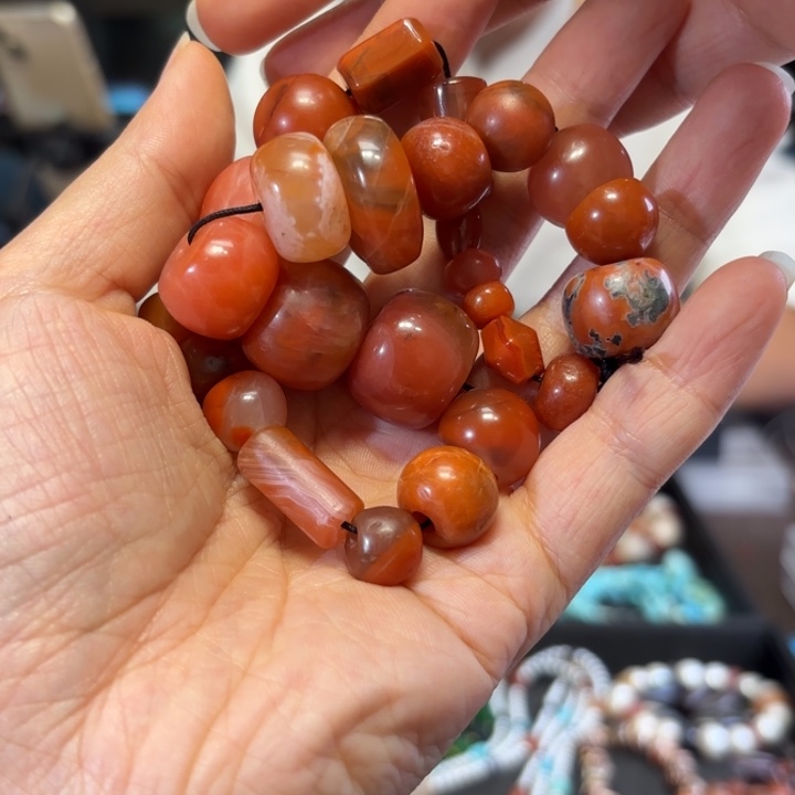 南红玛瑙未镶嵌颈饰南红