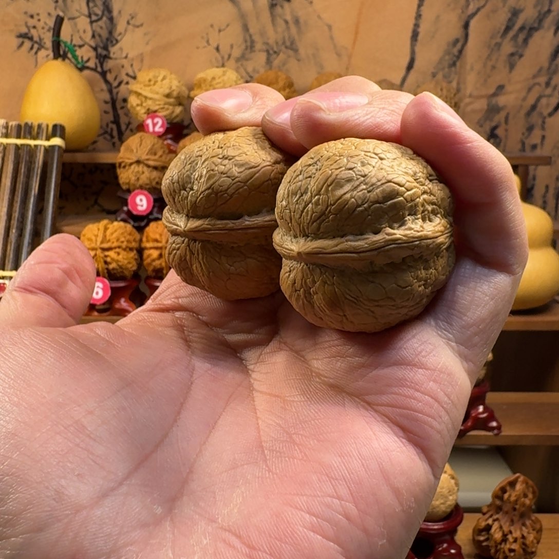 铁核桃把件金蟒萌萌包
