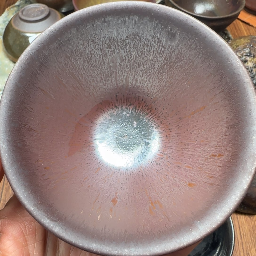 柴烧建盏茶盏茶杯868