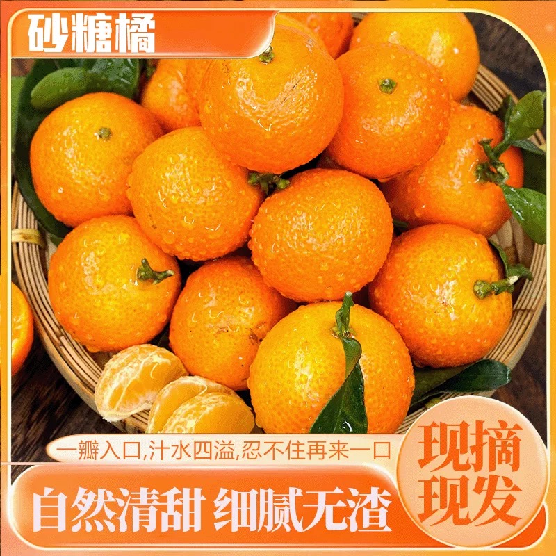 （只发新疆）砂糖橘 正宗广西砂糖橘柑橘新鲜水果清甜新鲜京东快递广西壮族自治区