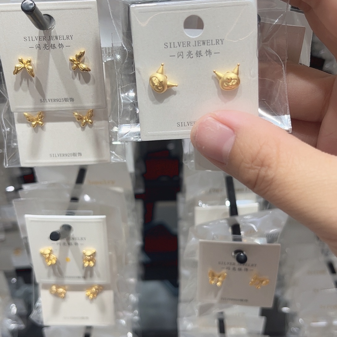 合成立方氧化锆纯银耳钉33