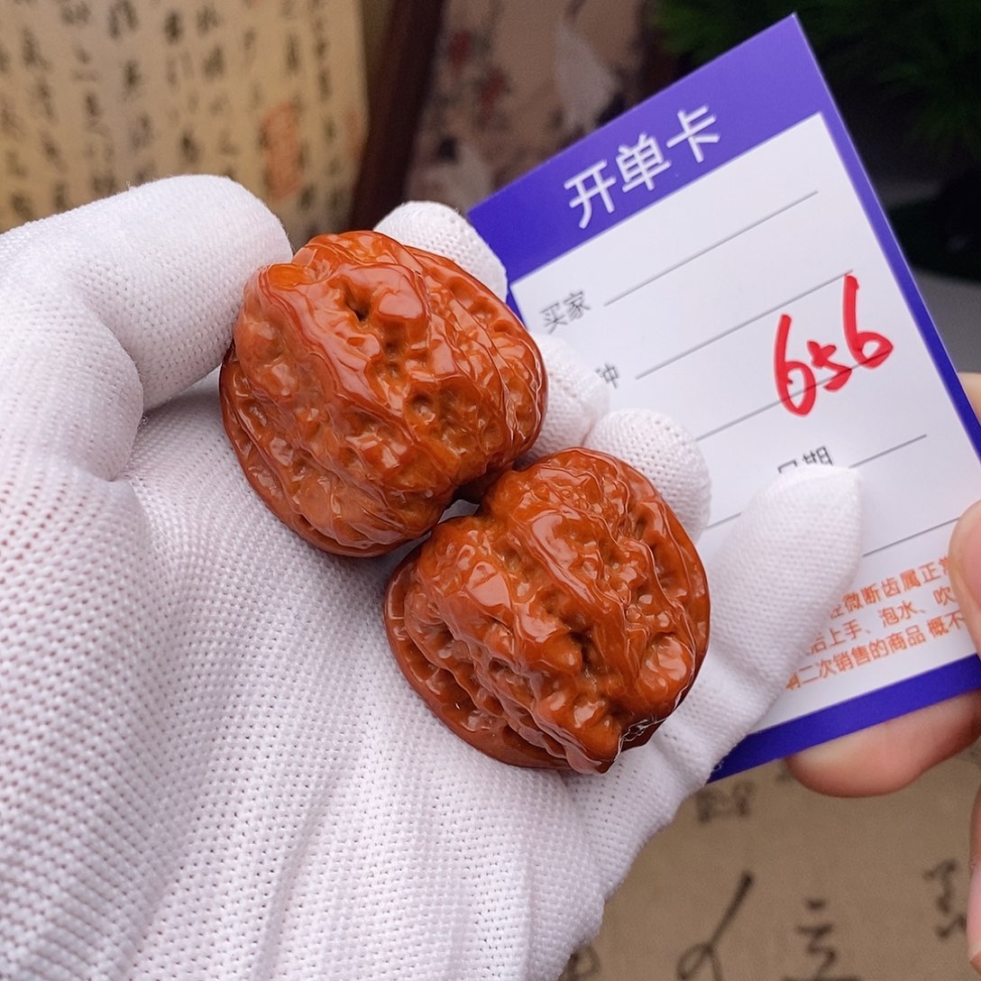 文玩核桃把件37蛤蟆头656