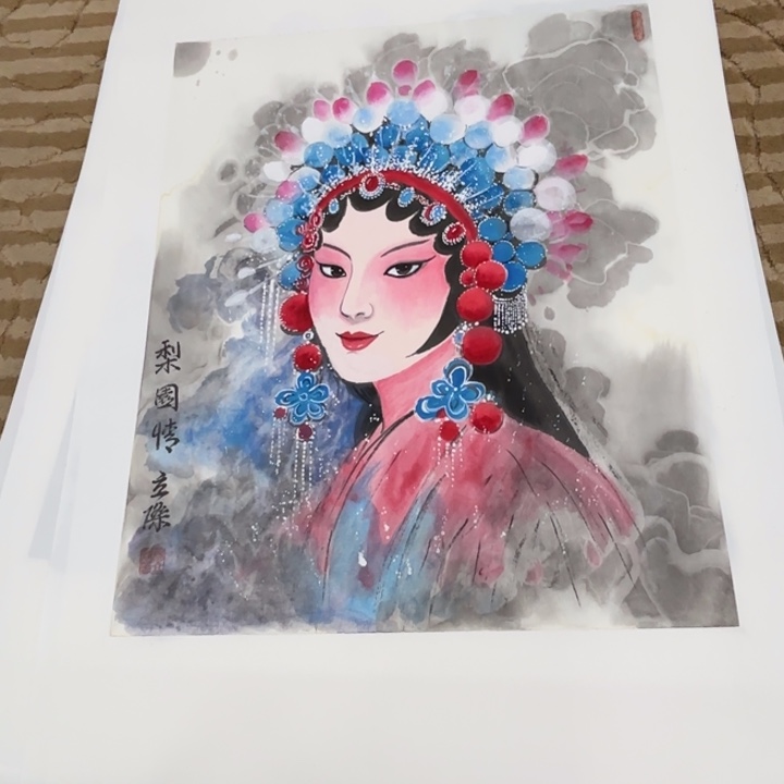 国画花鸟的翅膀和翅膀是