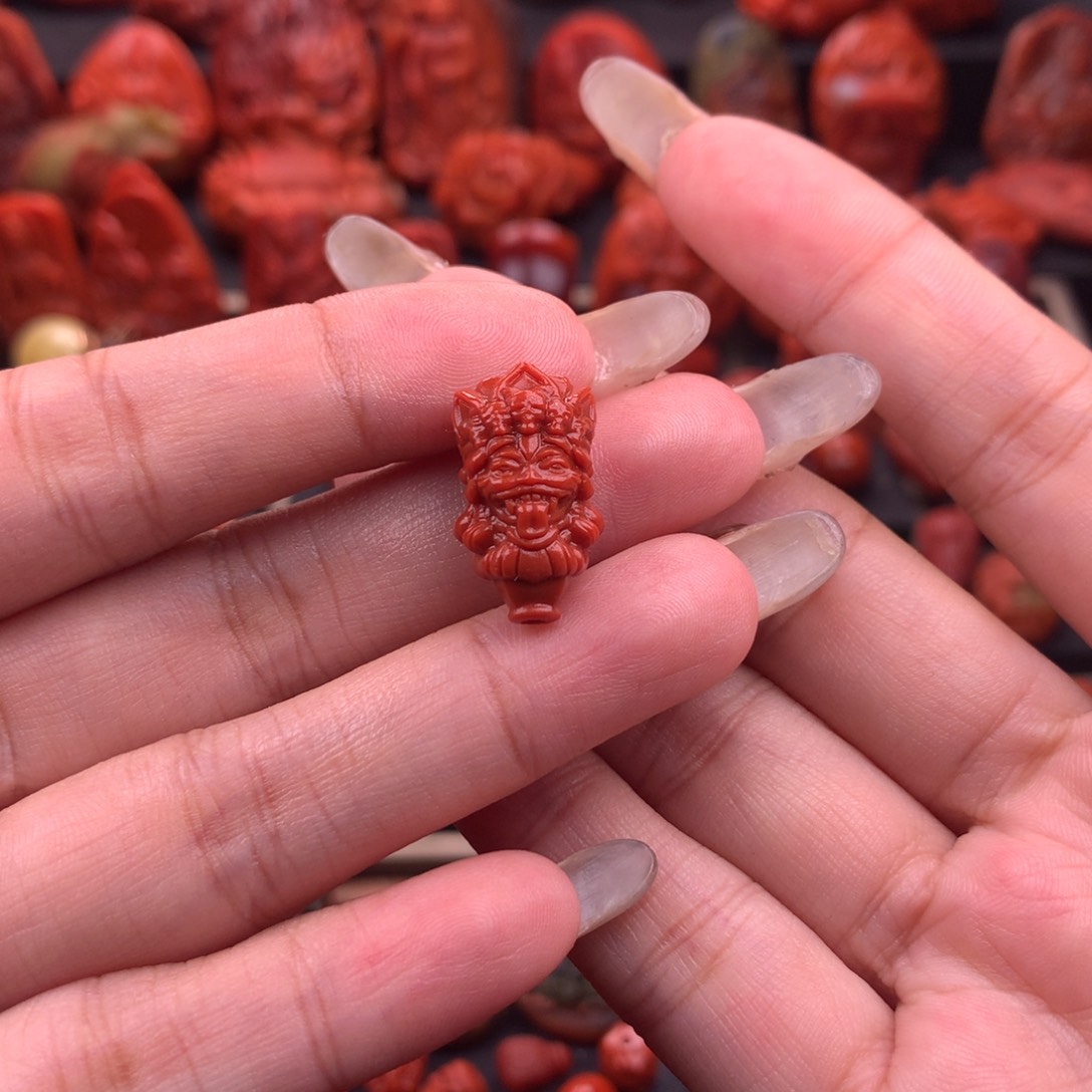 南红玛瑙南红川料原矿扎基拉姆三通12mm➕未镶嵌T****e