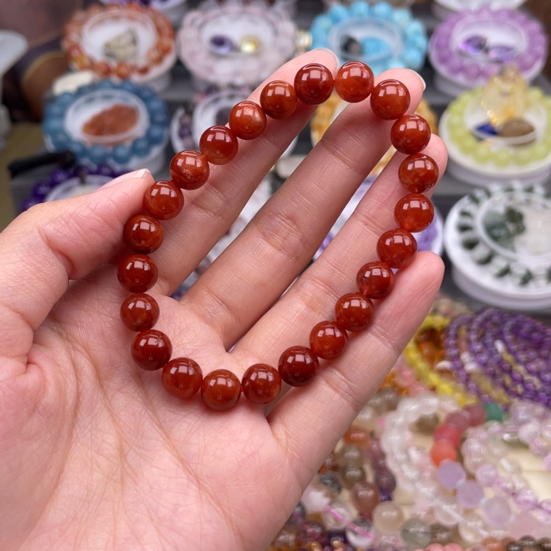 水晶手链未镶嵌月天然