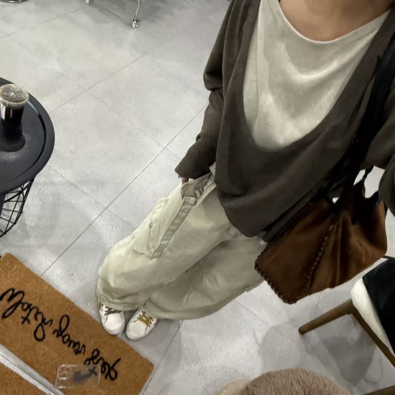 SISTERS【大领双层】绒系两色假两件好穿显瘦打底