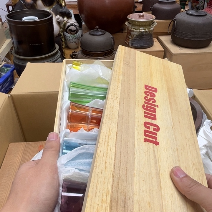 自***己瓷片瓷器摆件工艺品摆件777 