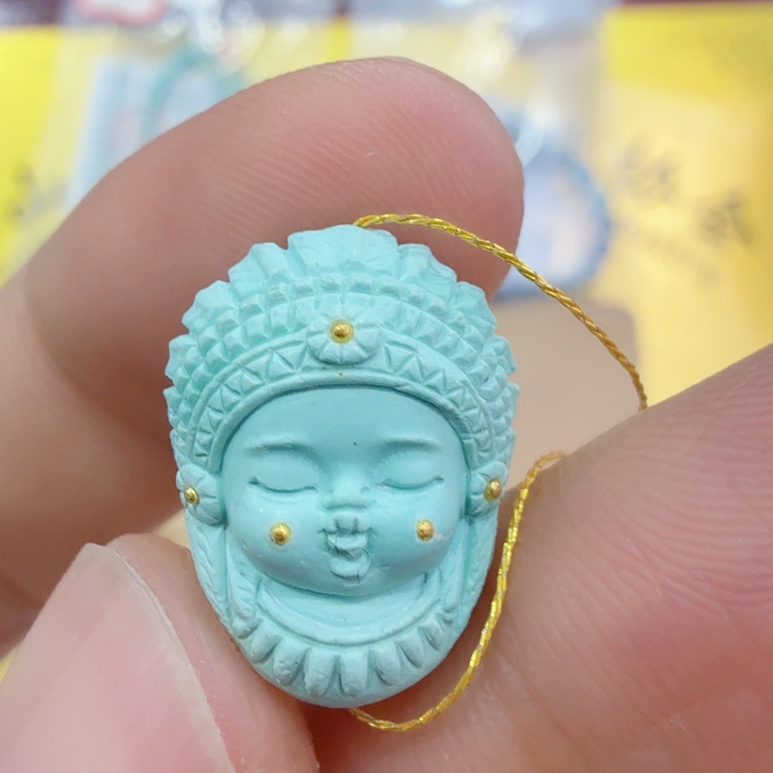 绿松石未镶嵌配饰