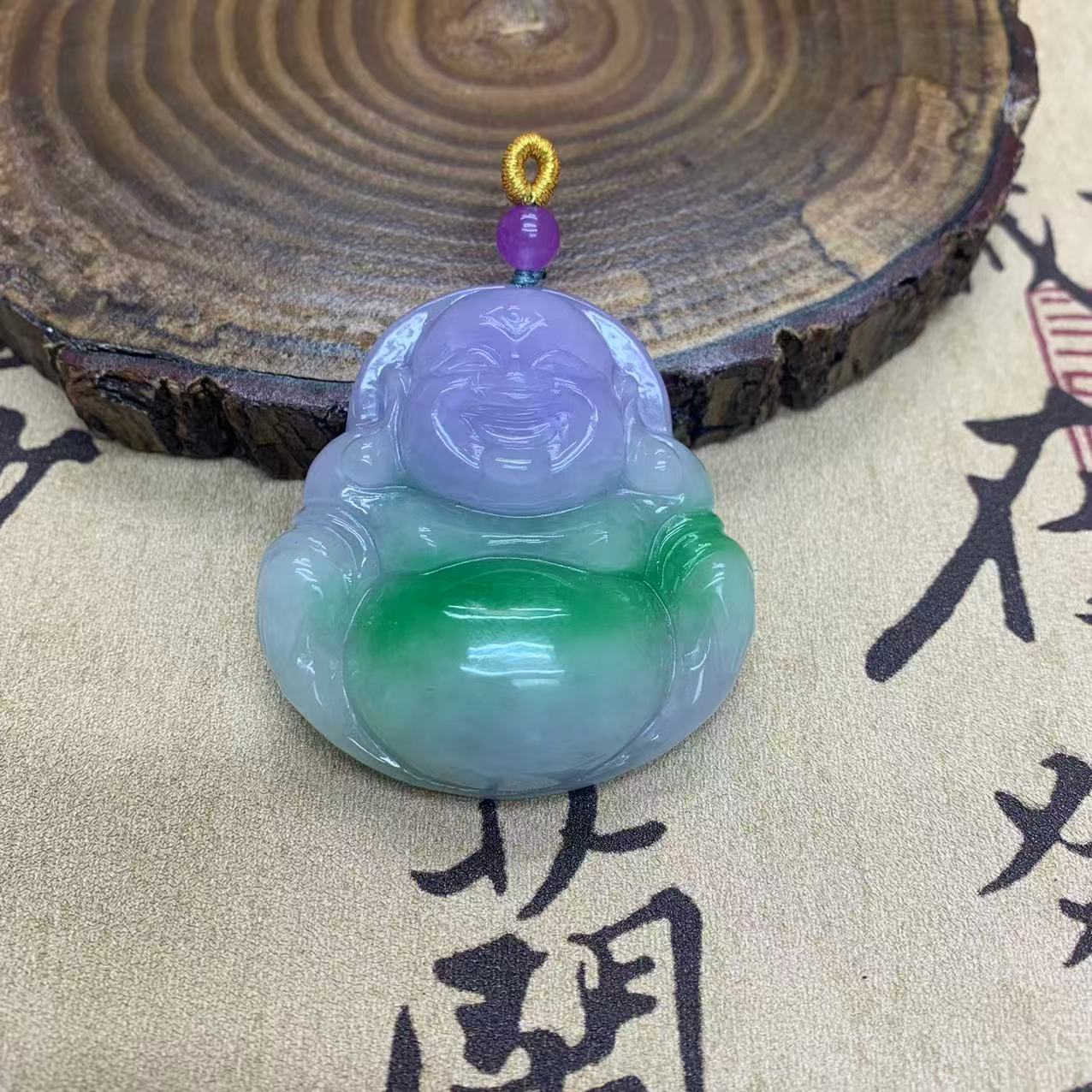 冰飘紫佛公吊装-百搭-精美-时尚