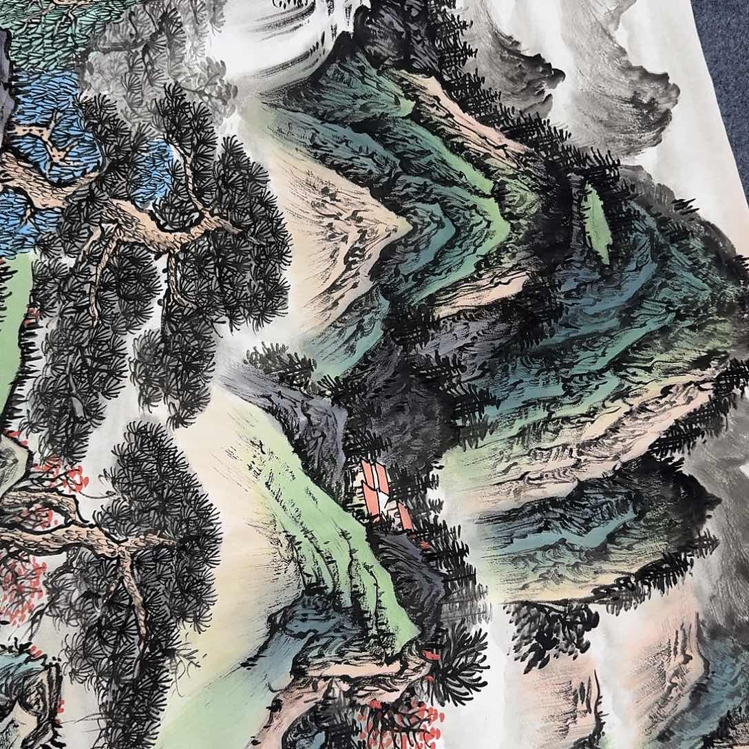 国画国画作品宣纸纯手绘