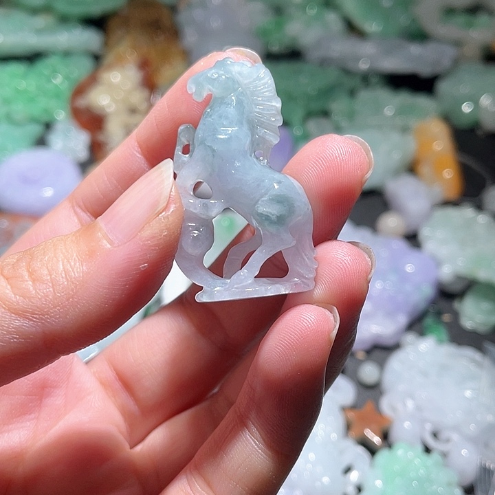 颈饰未镶嵌翡翠天