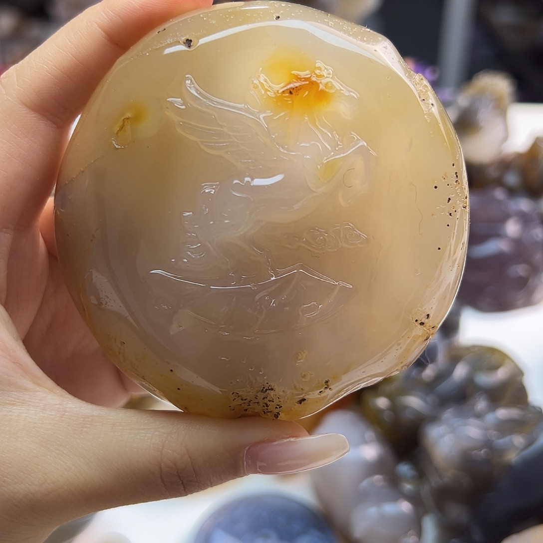 玛瑙/玉髓未镶嵌吊坠(不含链)
