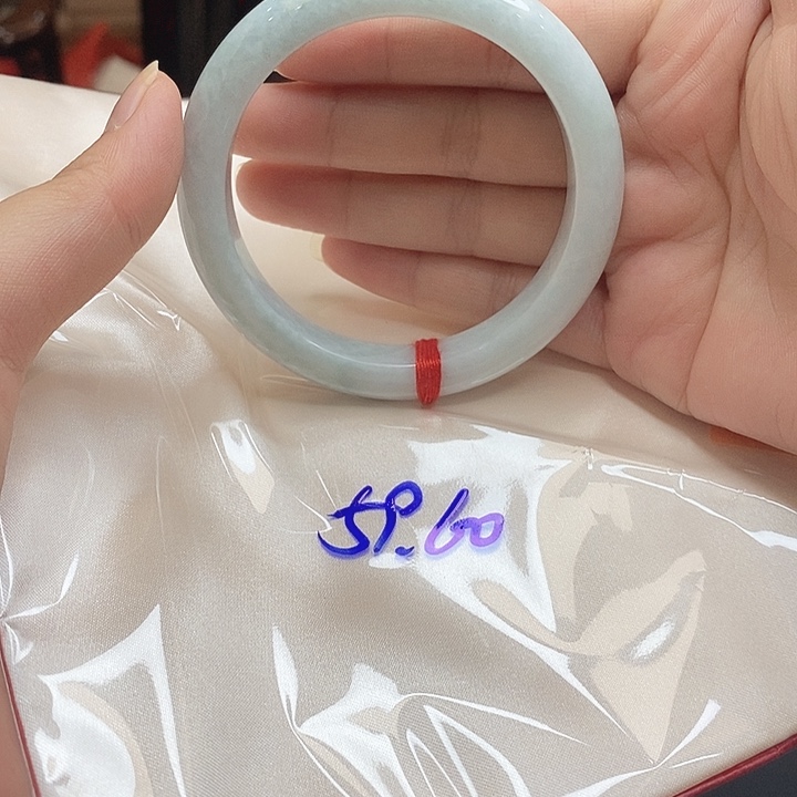 翡翠未镶嵌手镯天然缅甸翡翠A货手镯52圈以下