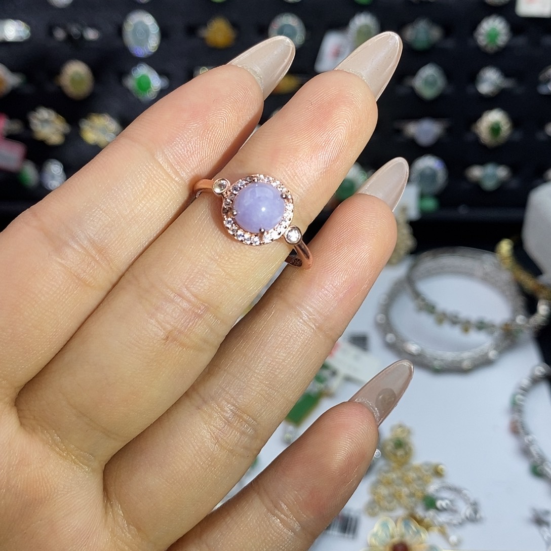 翡翠未镶嵌戒指翡翠