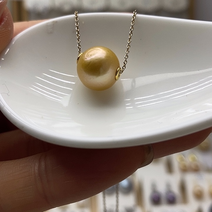 吊坠淡水珍珠银S925镶嵌