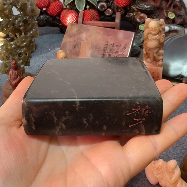 别***话石材手工艺品摆件