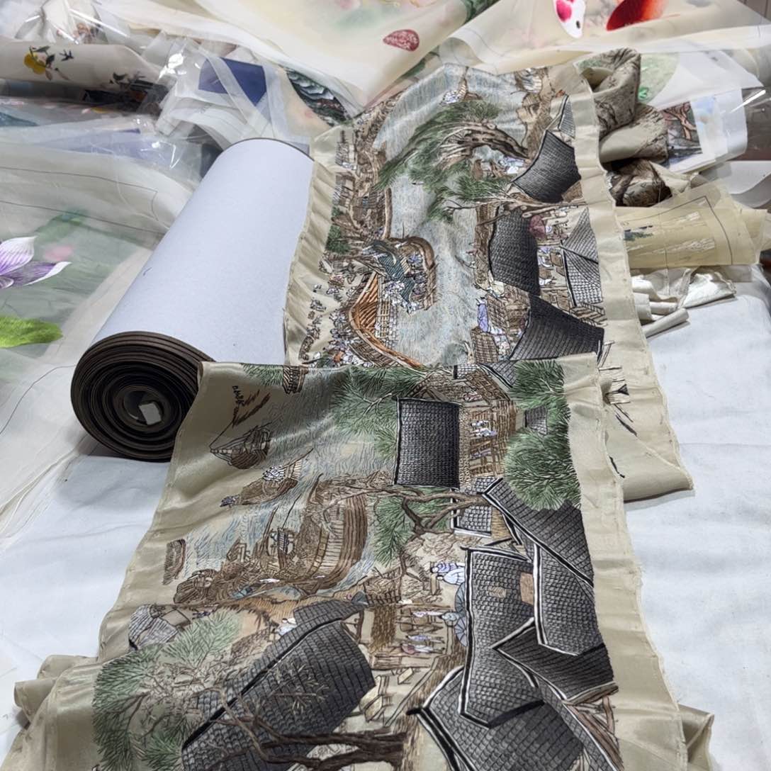 刺绣燕**楼纯手工打造全网通网