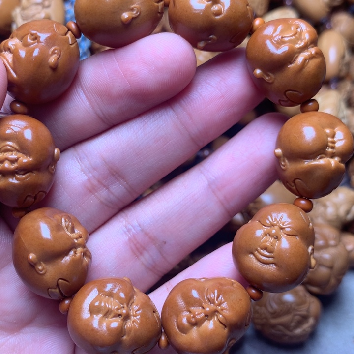 橄榄核手串/手链头一次