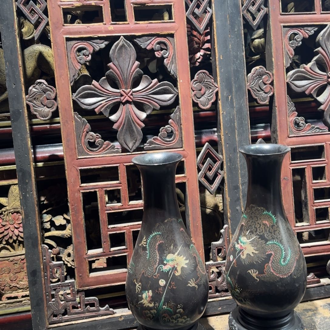 老***玩香樟木老木雕花板