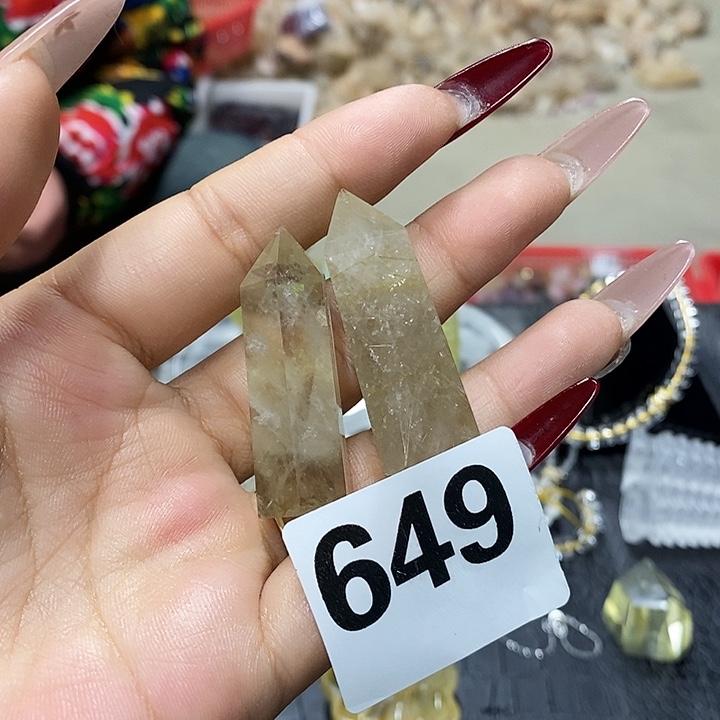 水晶未镶嵌珠宝半成品