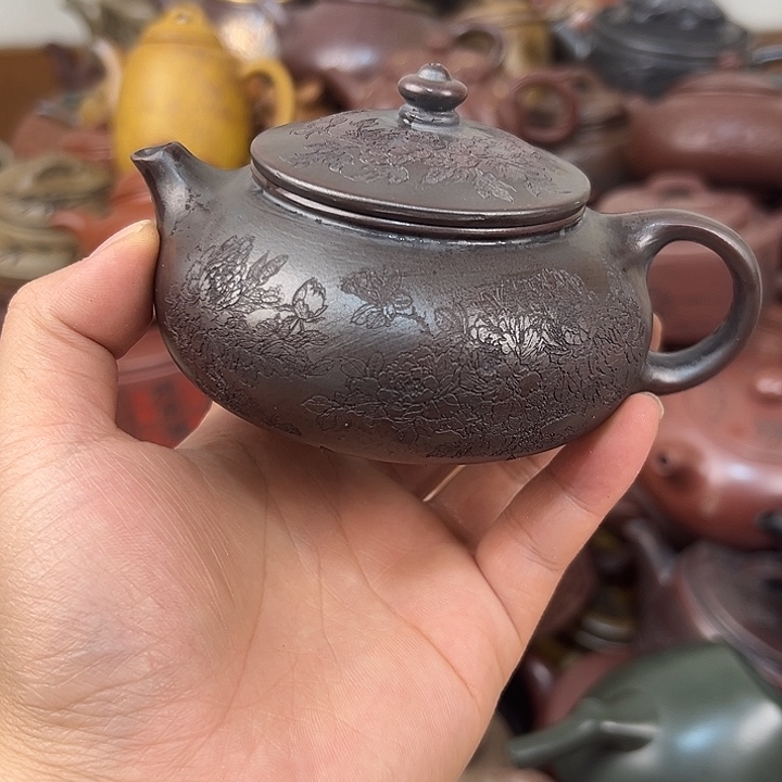 茶壶紫砂紫砂微瑕疵