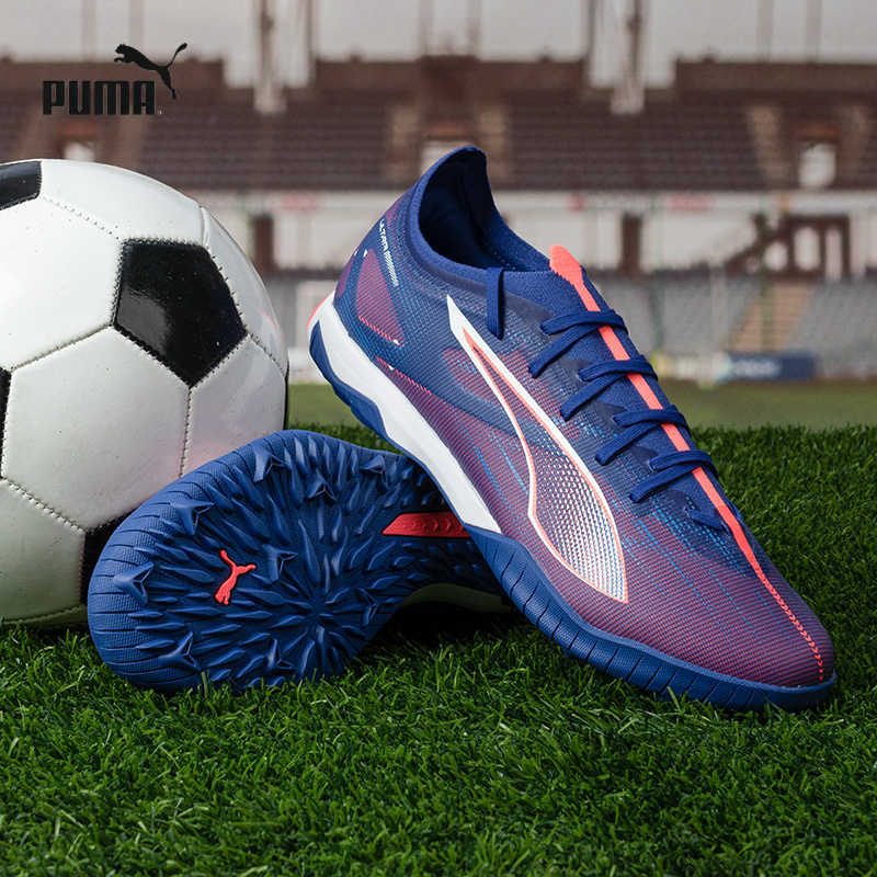 彪马ULTRA5新款运动鞋TT钉中端人造草透气比赛训练足球鞋107892