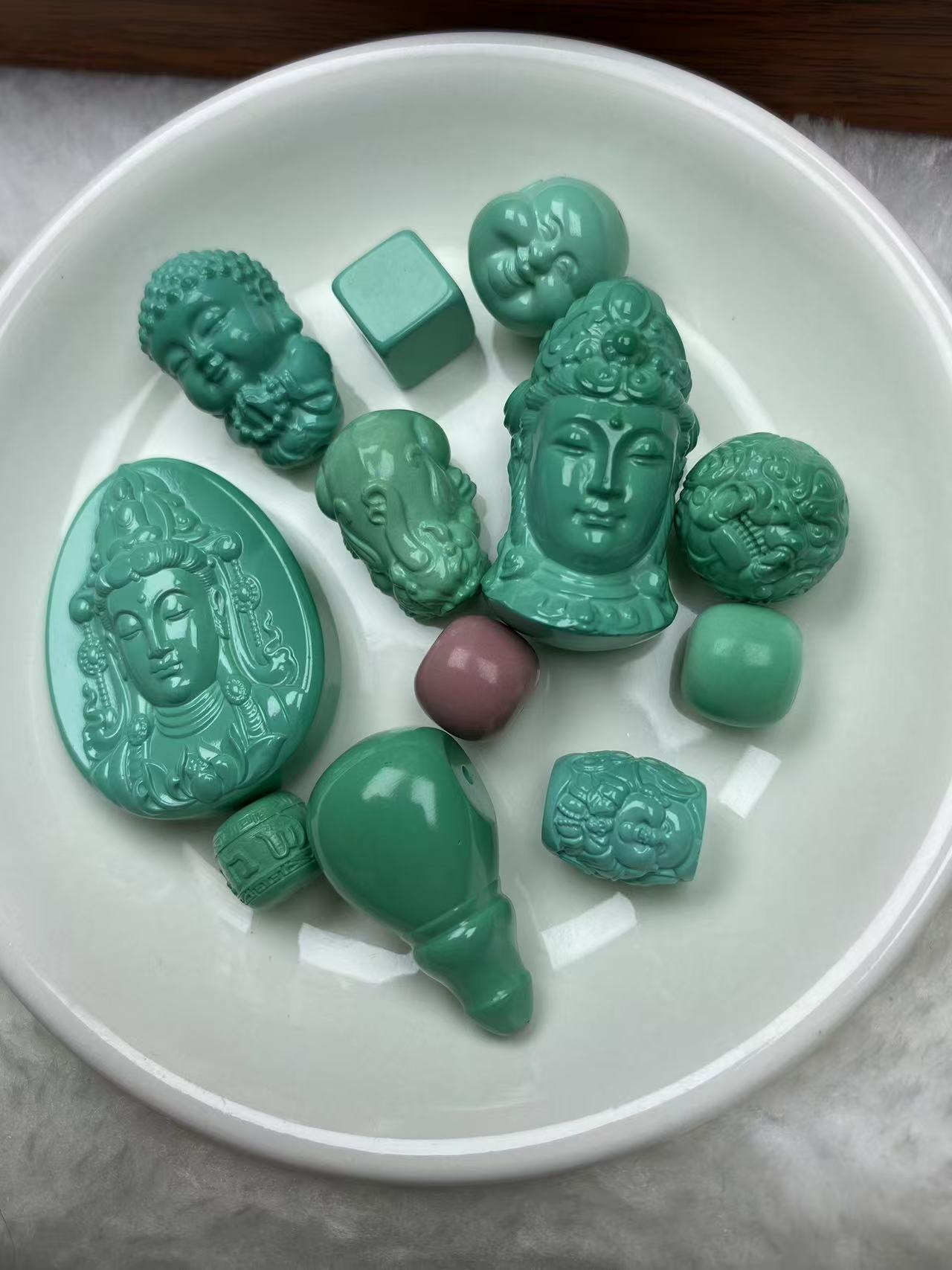 湖北天然高瓷单珠圆株DIY配饰（所有产品以直播间讲解为准）