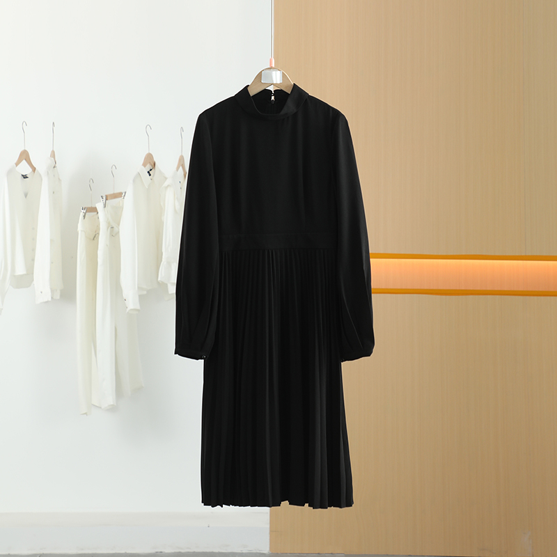 【半价q仓-唐长老自营】货号4610女装春秋新款气质百搭连衣裙M