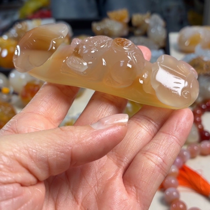 玛瑙/玉髓未镶嵌吊坠(不含链)
