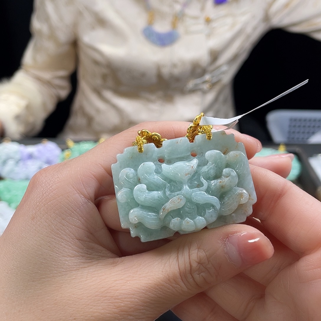 翡翠戒指未镶嵌代编织