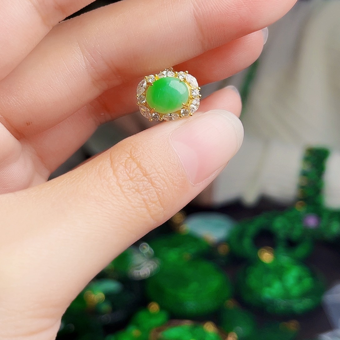 颈饰银S925镶嵌翡翠多样性