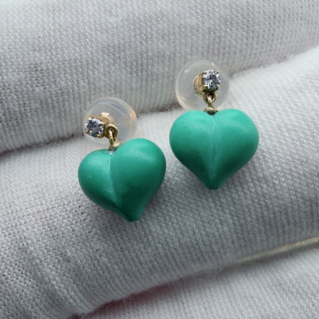 绿松石18K金镶嵌珠宝奇石