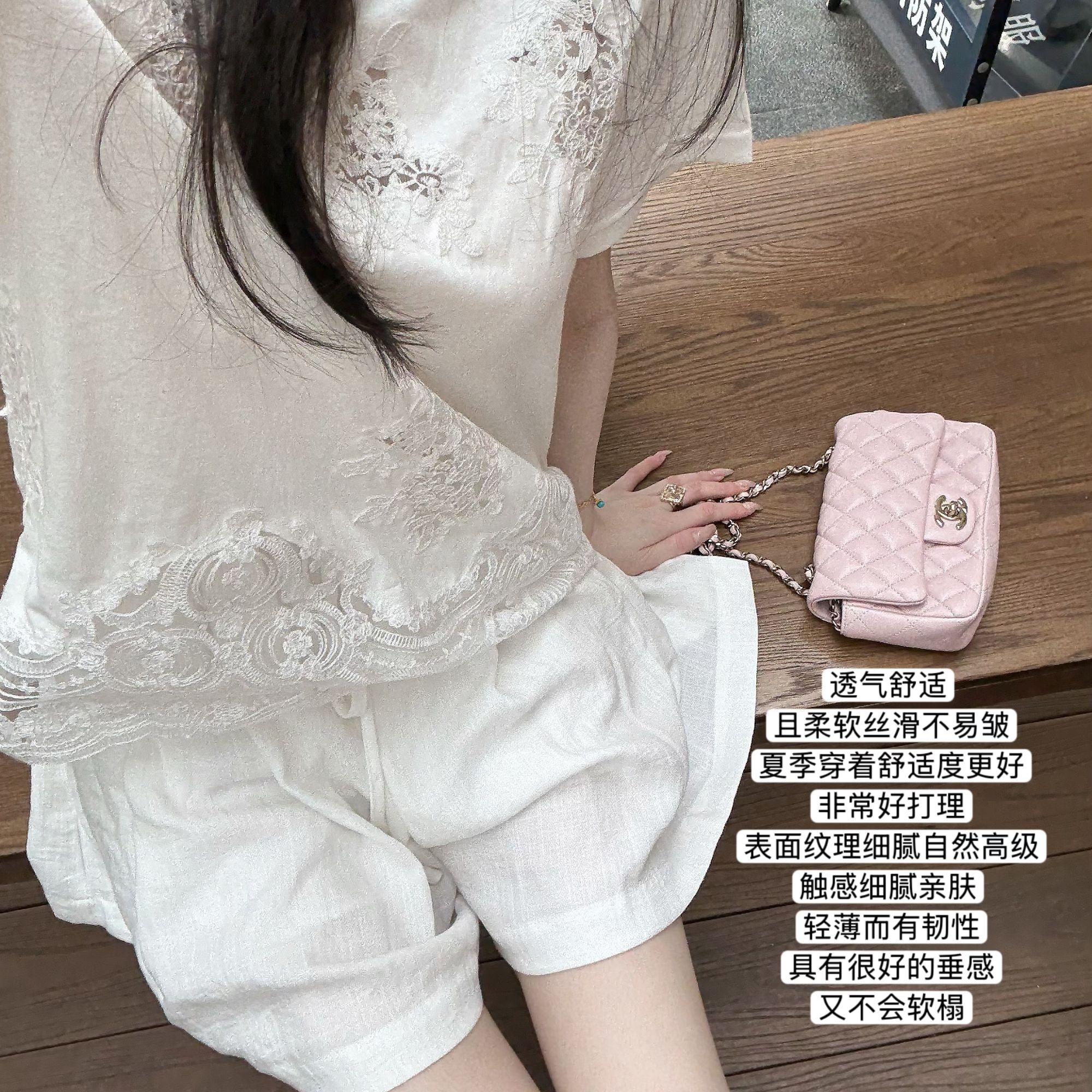 Jnnlh【悠闲度夏】不易皱！凉感透气！天丝亚麻短裤