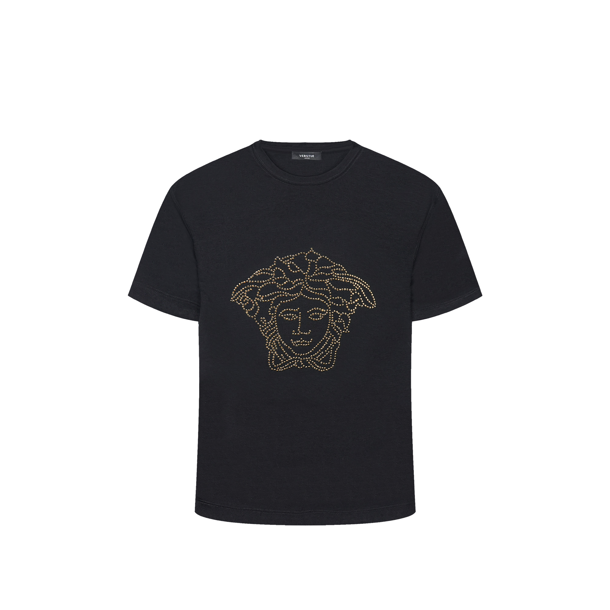 VERSTUE LEKFEN/瓦萨琪勒芬新款烫钻男士经典圆领短袖6316170205