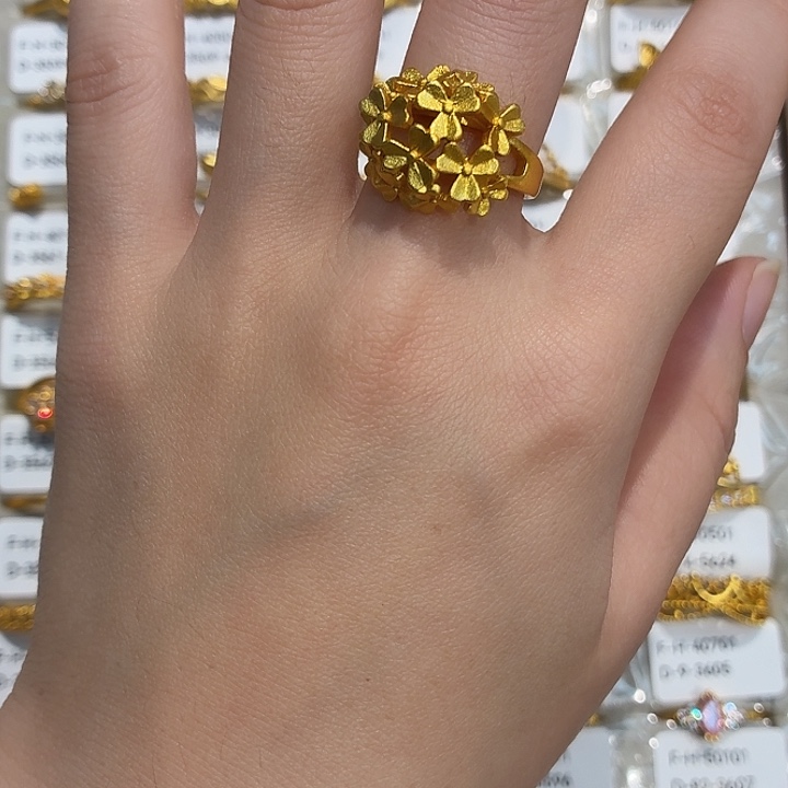 铜合金3592强保色发 1 个壹笔壹戒指