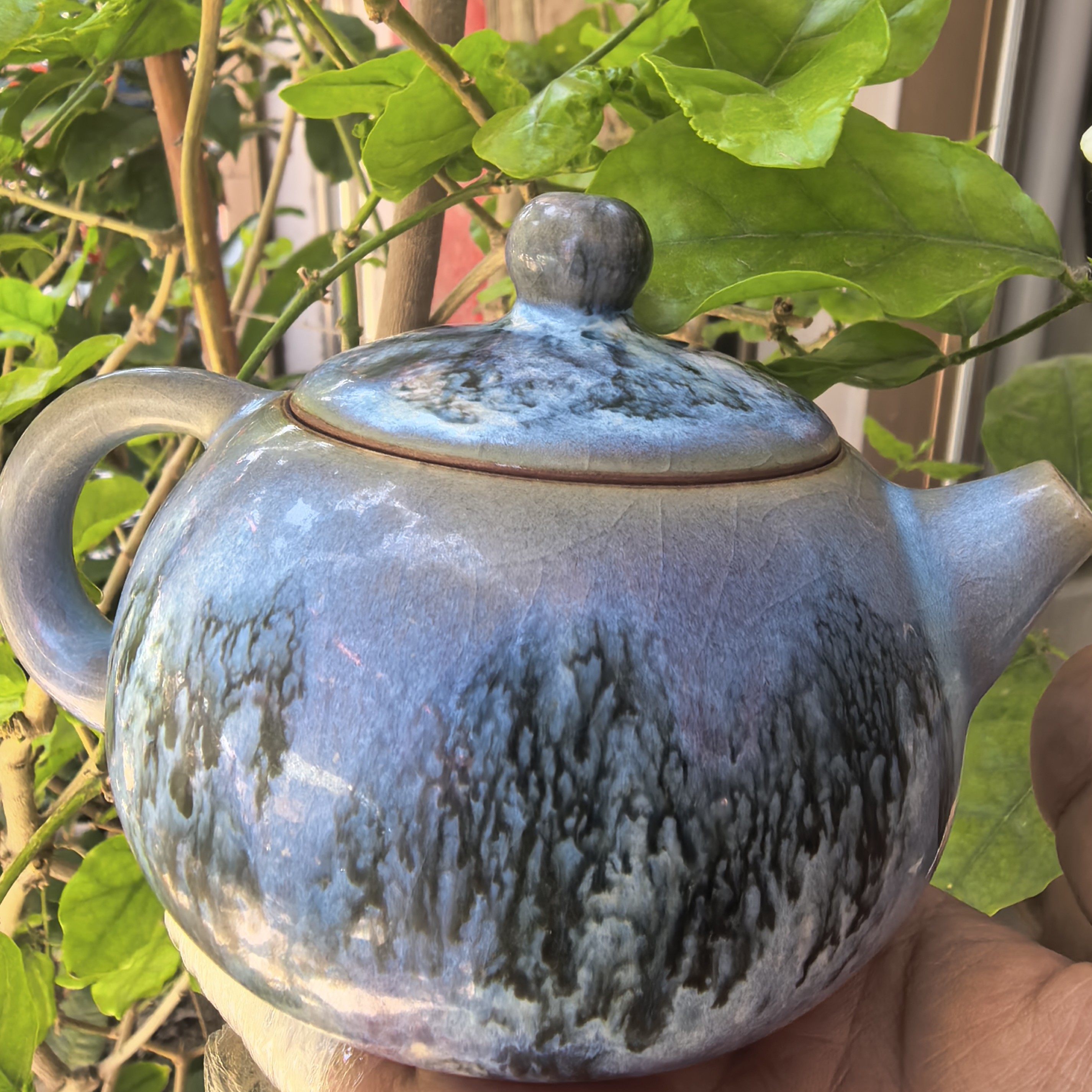 中国神后钧瓷茶器 山水釉 水墨丹青 西施壶