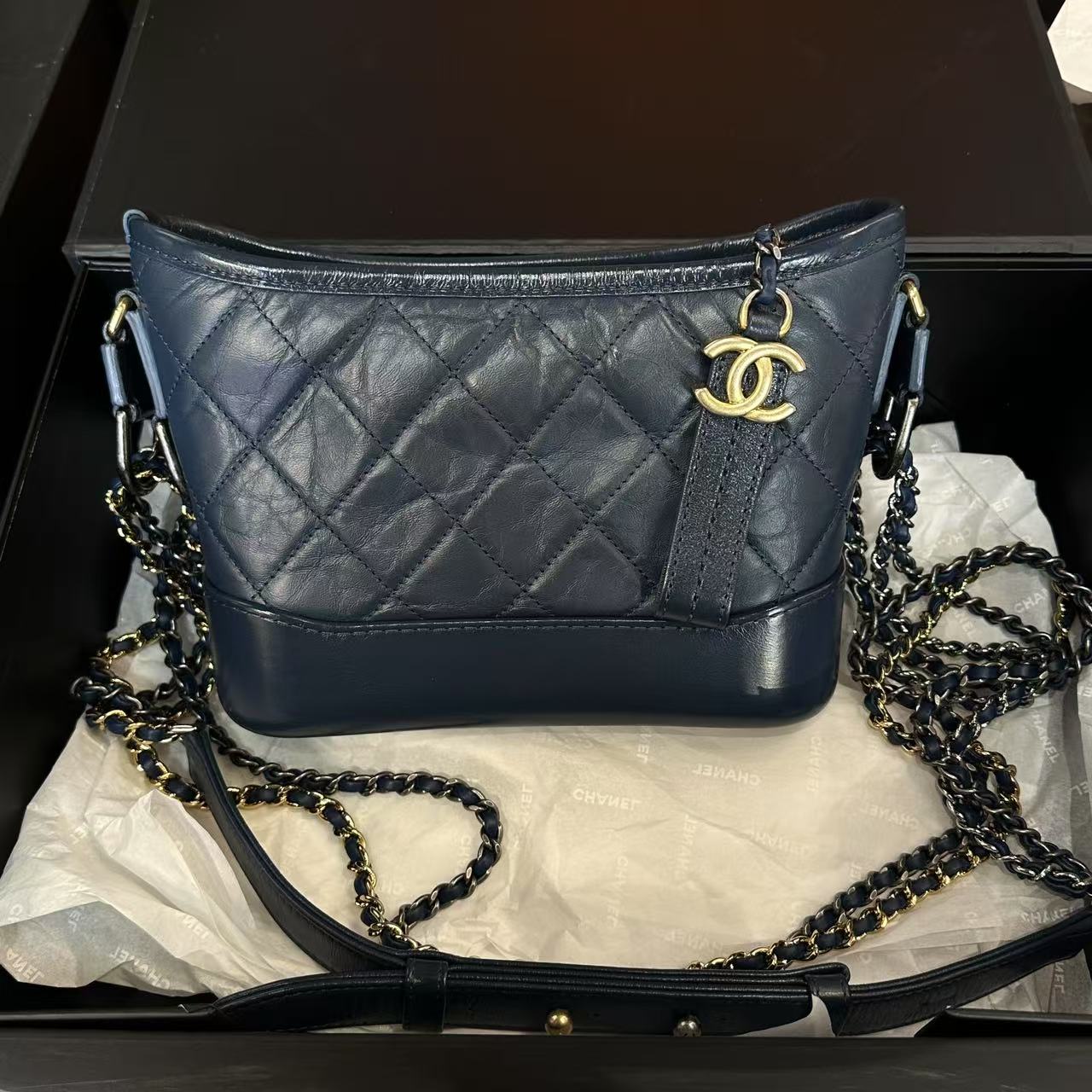 99新 Chanel/香奈儿 飞小雨Fisoy/ 墨蓝色流浪小号