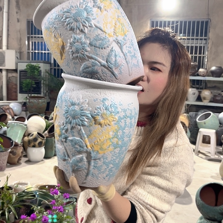 正品口19高25花盆