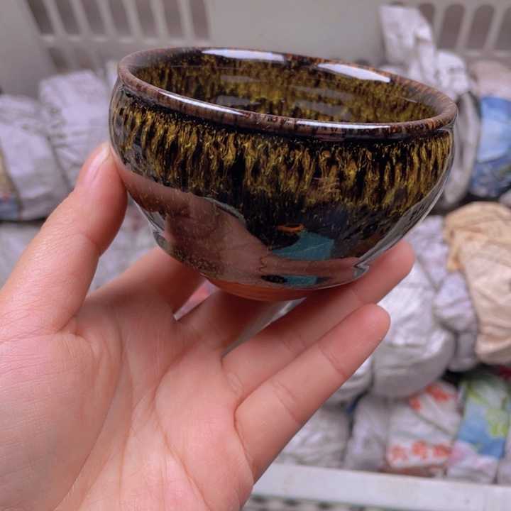 茶盏 建窑建盏主人杯单盏