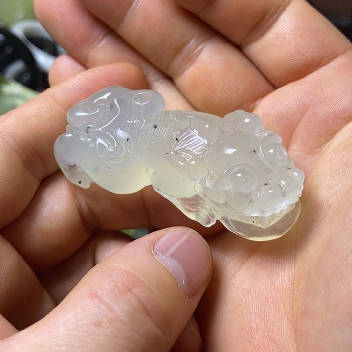 岫玉天然岫玉手把未镶嵌