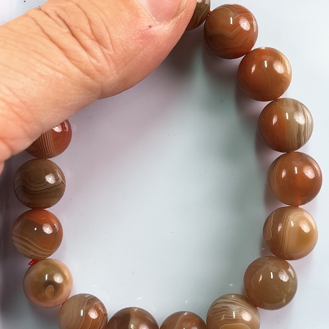 南红玛瑙手链合金