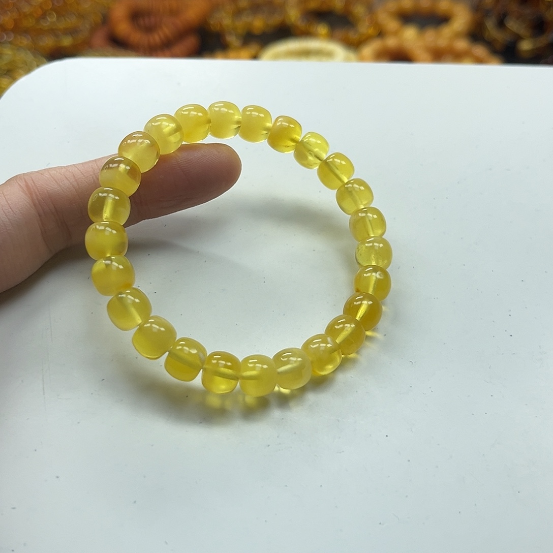 蜜蜡未镶嵌手串蜜蜡手串