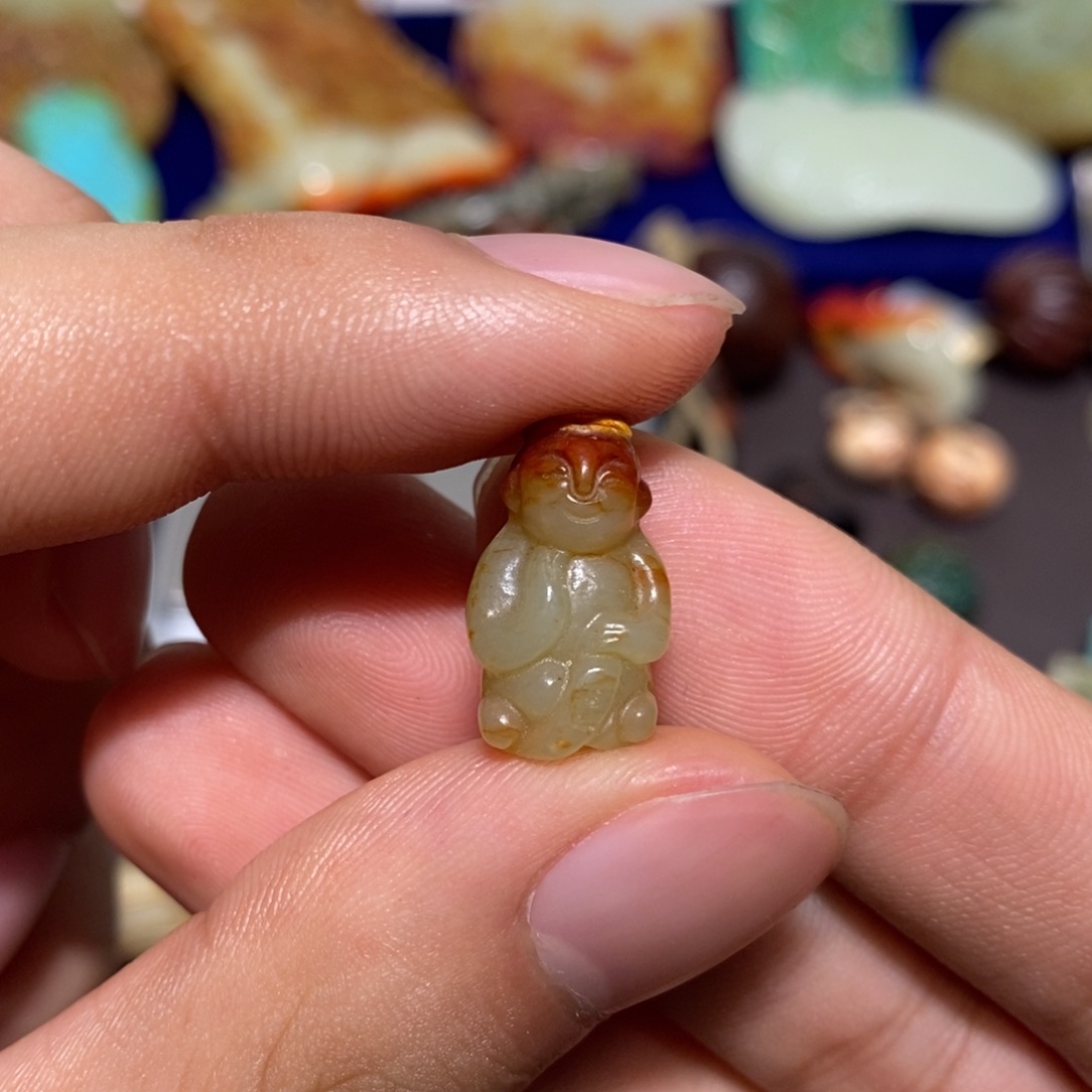 和田玉（糖玉）未镶嵌车挂