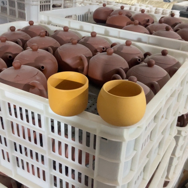 茶壶紫砂杯子各3个