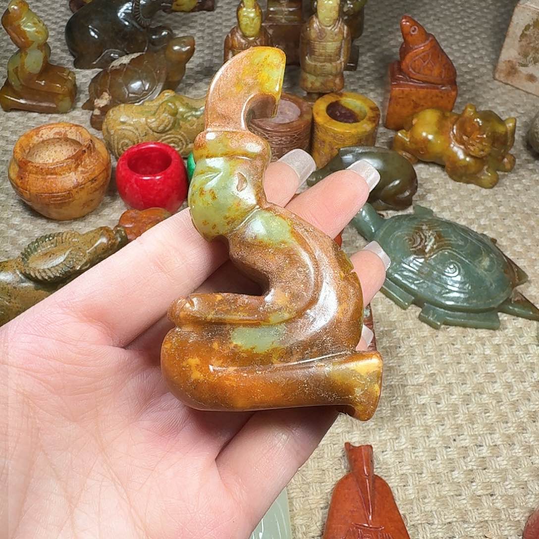 白玉菩提吊坠挂件