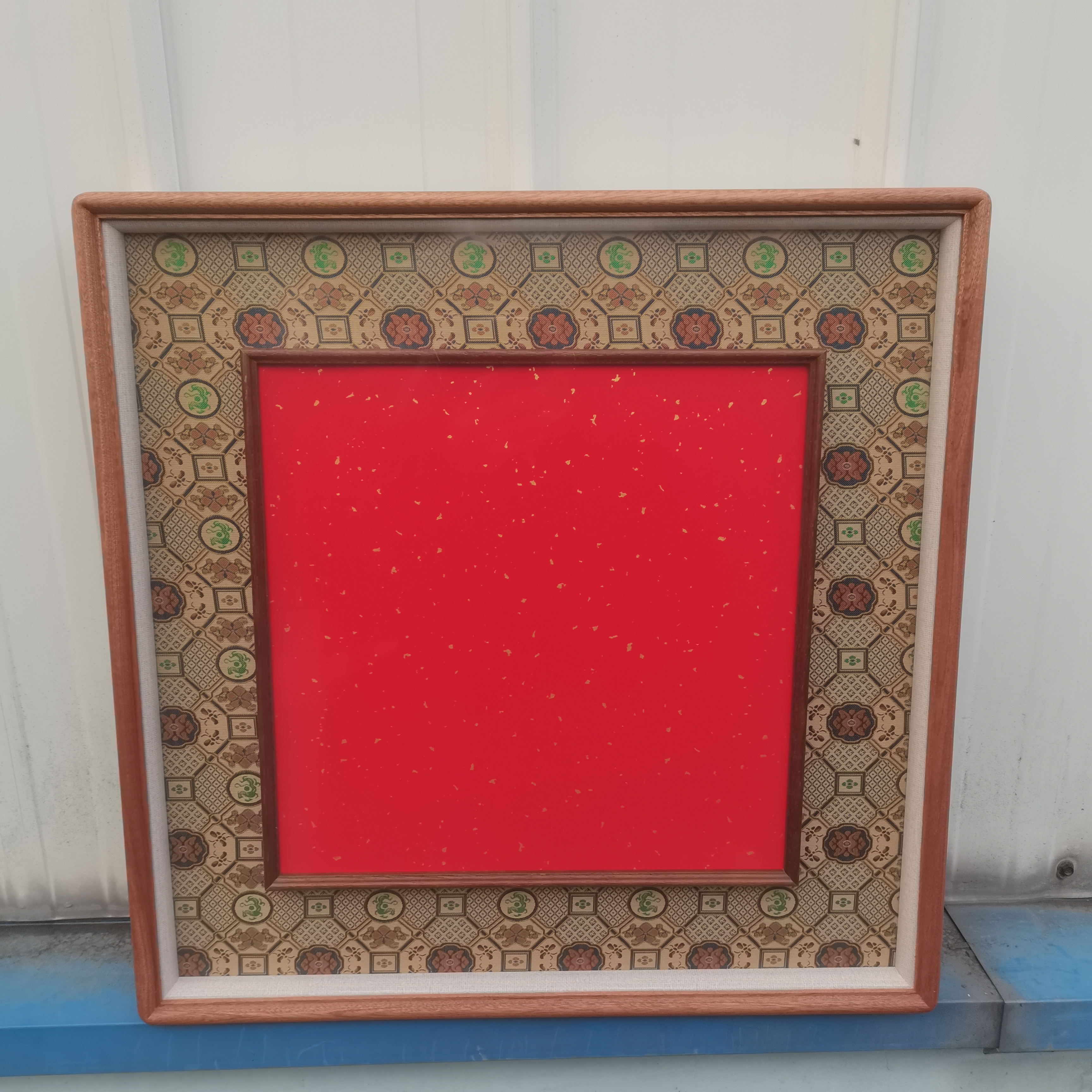 【近思】摩洛哥的王妃50x50乌檀木框中框画框