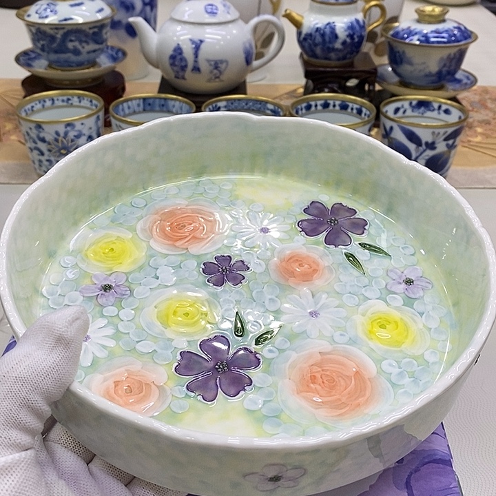 瓷片口径21进口瓷器