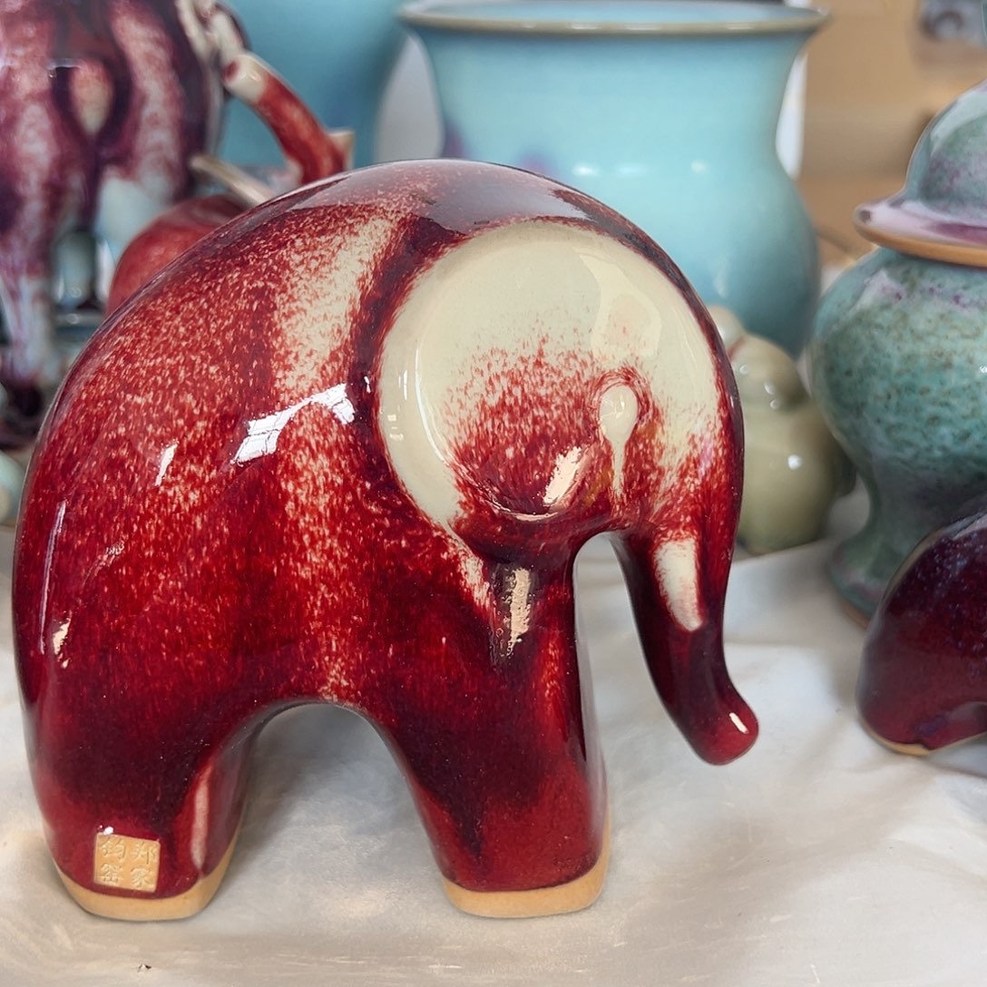 摆件郑家钧窑摆件